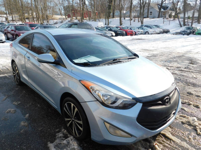 2013 Hyundai Elantra Coupe for sale at Macrocar Sales Inc in Uniontown OH