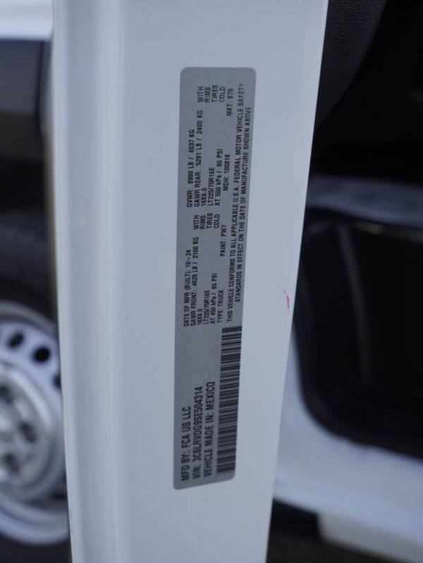 2025 RAM ProMaster