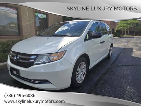 2014 Honda Odyssey for sale at Skyline Luxury Motors in Buffalo Grove IL