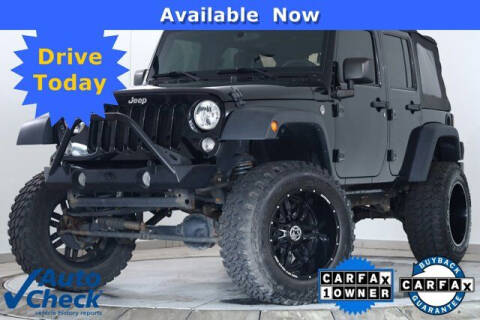 2018 Jeep Wrangler JK Unlimited for sale at CTCG AUTOMOTIVE in Newark NJ