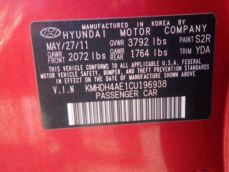 2012 Hyundai Elantra GLS