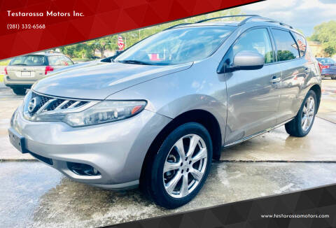 2012 Nissan Murano for sale at Testarossa Motors Inc. in League City TX
