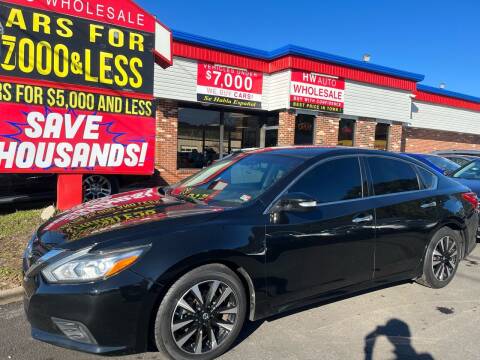 2018 Nissan Altima for sale at HW Auto Wholesale in Norfolk VA