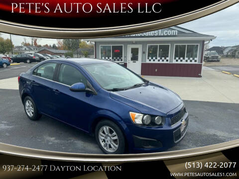 2013 Chevrolet Sonic for sale at PETE'S AUTO SALES LLC - Dayton in Dayton OH