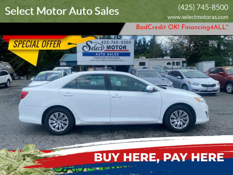 2012 Toyota Camry for sale at Select Motor Auto Sales in Lynnwood WA