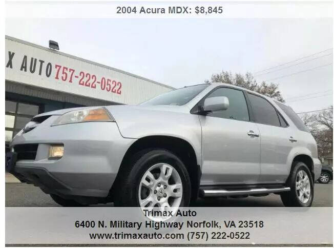 2004 Acura MDX for sale at Trimax Auto Group in Norfolk VA