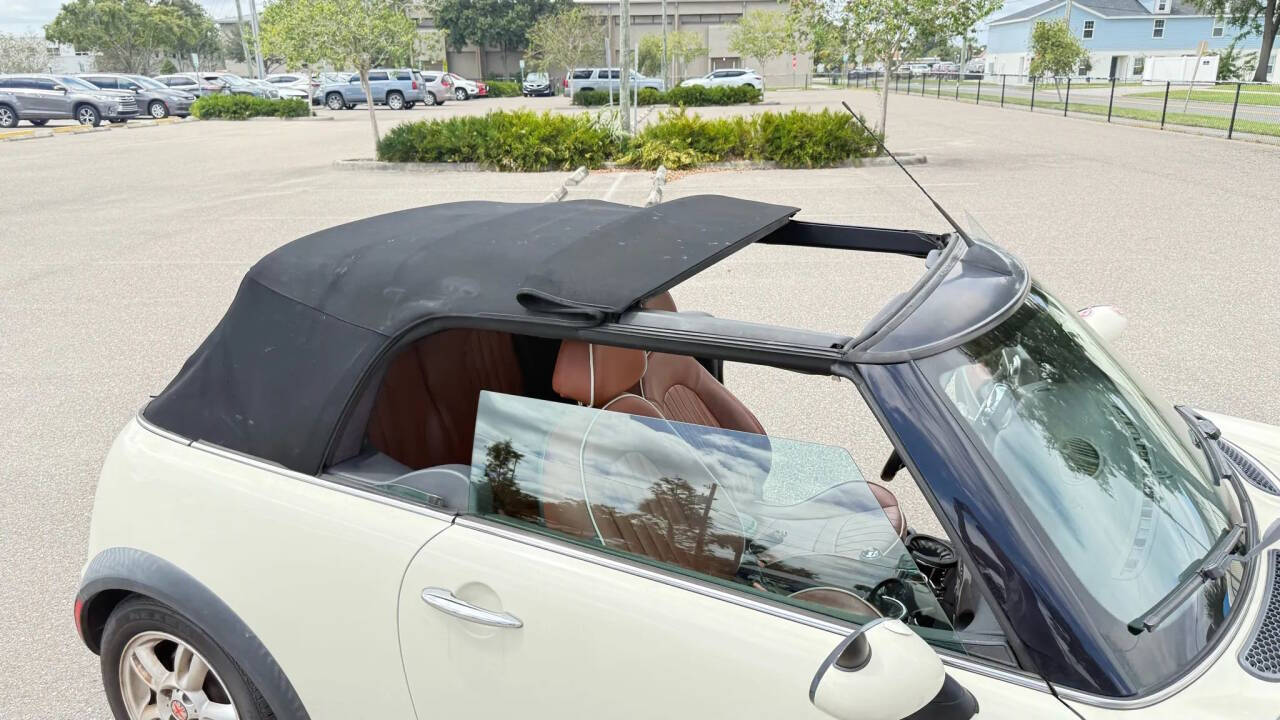 Off white 2007 MINI Cooper Base Convertible 2dr Convertible 16