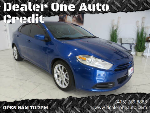 2013 Dodge Dart for sale at Dealer One Auto Credit in Oklahoma City OK