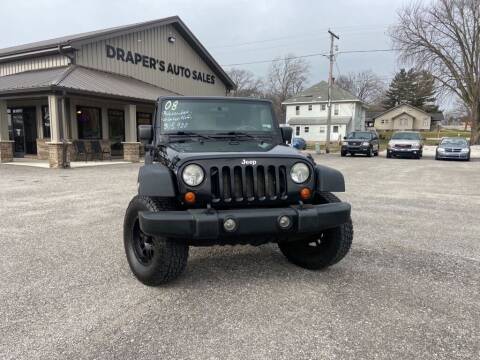 2008 Jeep Wrangler Unlimited for sale at Drapers Auto Sales in Peru IN