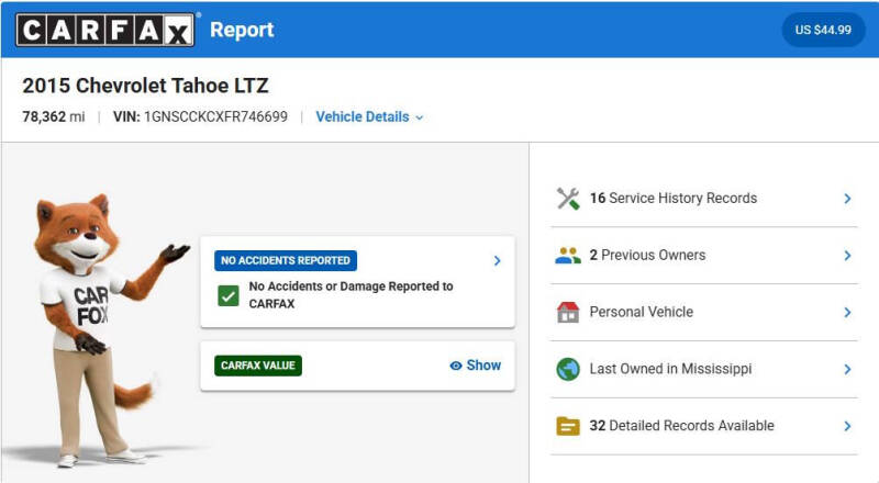 2015 Chevrolet Tahoe LTZ