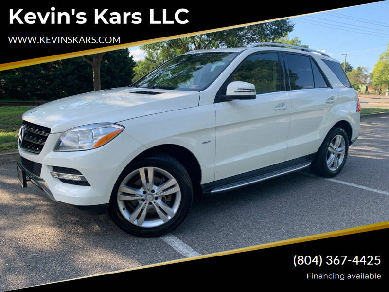2012 Mercedes-Benz M-Class for sale at Kevin's Kars LLC in Richmond VA