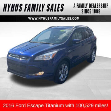 2016 Ford Escape for sale at Nyhus Family Sales in Perham MN