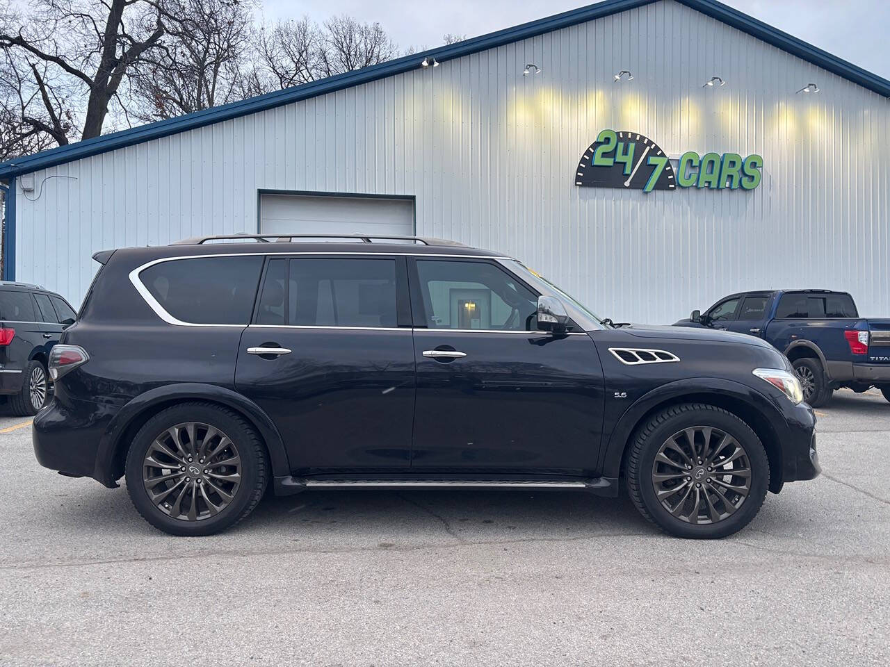 2015 INFINITI QX80 for sale at 24/7 Cars Warsaw in Warsaw, IN