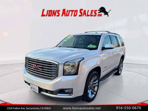 2018 GMC Yukon for sale at LIONS AUTO SALES in Sacramento CA