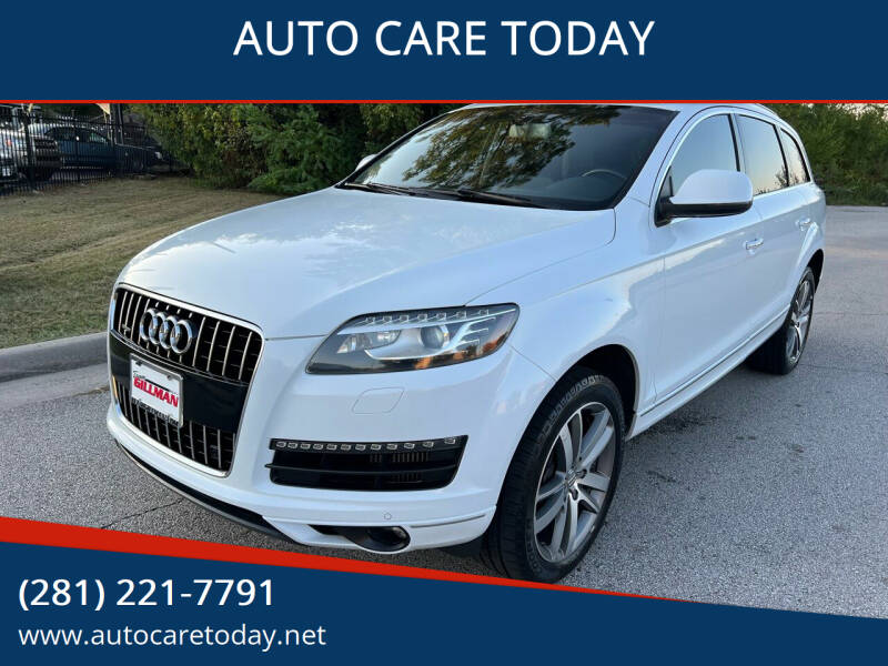 2015 Audi Q7 for sale at AUTO CARE TODAY in Spring TX