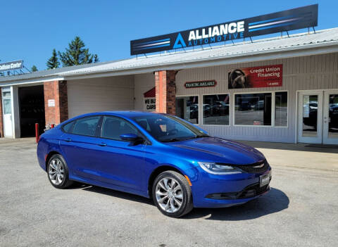 2015 Chrysler 200 for sale at Alliance Automotive in Saint Albans VT