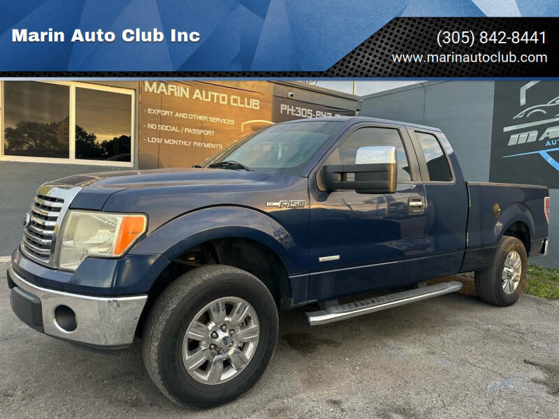 2012 Ford F-150 for sale at Marin Auto Club Inc in Miami FL