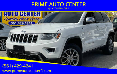 2014 Jeep Grand Cherokee for sale at PRIME AUTO CENTER in Palm Springs FL