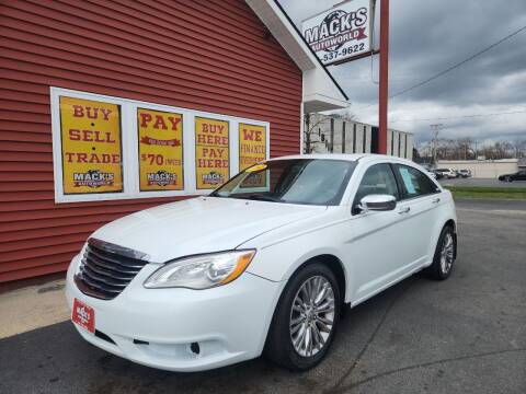 2012 Chrysler 200 for sale at Mack's Autoworld in Toledo OH