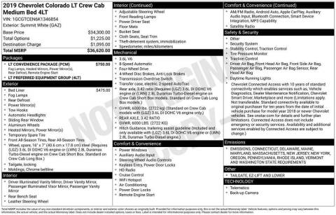 2019 Chevrolet Colorado