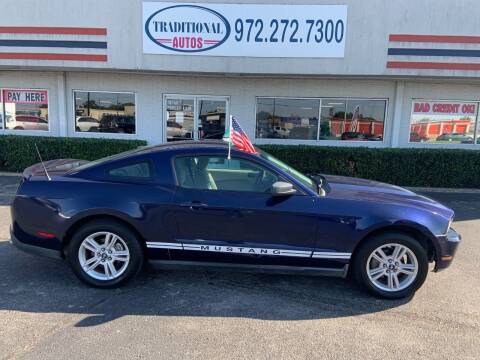 2010 Ford Mustang for sale at Traditional Autos in Dallas TX