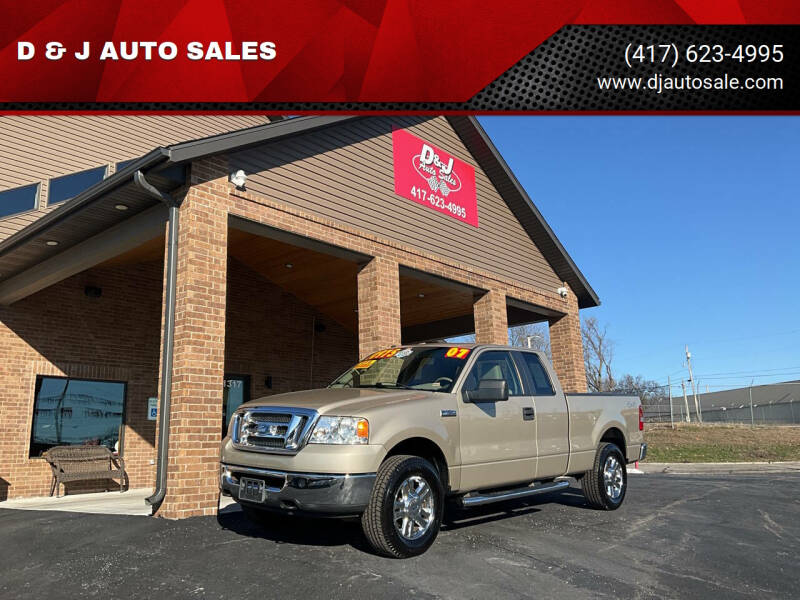 2007 Ford F-150 for sale at D & J AUTO SALES in Joplin MO