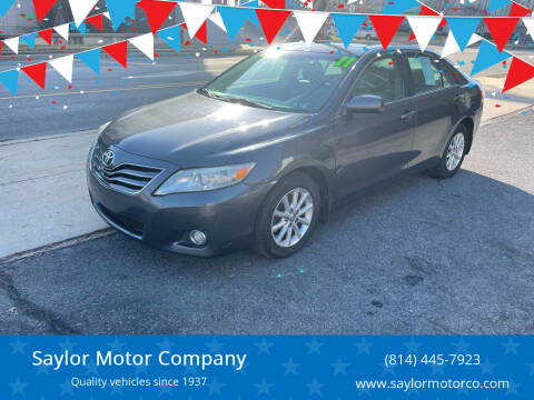 2011 Toyota Camry for sale at Saylor Motor Company in Somerset PA
