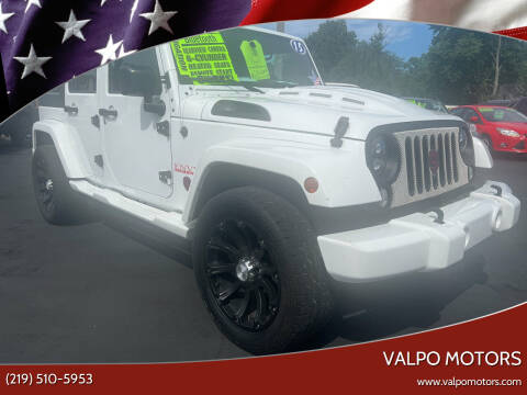 2015 Jeep Wrangler Unlimited for sale at Valpo Motors in Valparaiso IN
