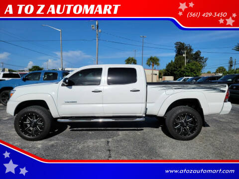 2013 Toyota Tacoma for sale at A TO Z  AUTOMART in West Palm Beach FL