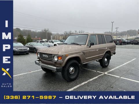 1986 Toyota Land Cruiser for sale at Impex Auto Sales in Greensboro NC