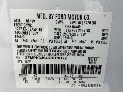 2019 Ford Edge SEL