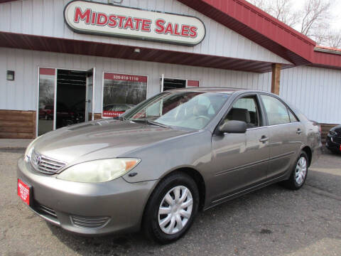 2006 Toyota Camry for sale at Midstate Sales in Foley MN