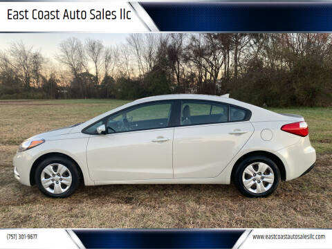 2014 Kia Forte for sale at East Coast Auto Sales llc in Virginia Beach VA