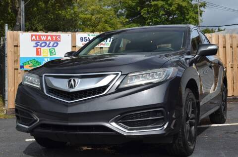 2016 Acura RDX for sale at ALWAYSSOLD123 INC in Fort Lauderdale FL