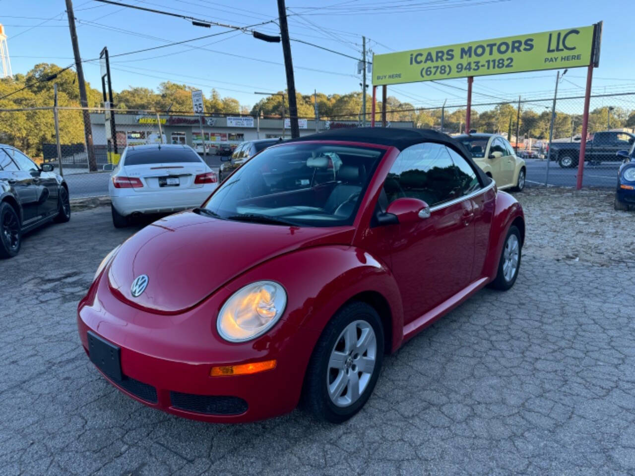 2007 Volkswagen New Beetle Convertible for sale at ICars Motors LLC in Gainesville, GA