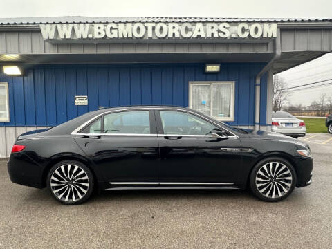 2018 Lincoln Continental for sale at BG MOTOR CARS in Naperville IL