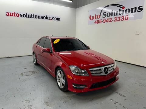 2013 Mercedes-Benz C-Class for sale at Auto Solutions in Warr Acres OK