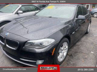 2013 BMW 5 Series for sale at Drive Now Motors USA in Tampa FL