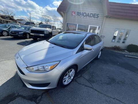 2015 Ford Focus for sale at Rhoades Automotive Inc. in Columbia City IN