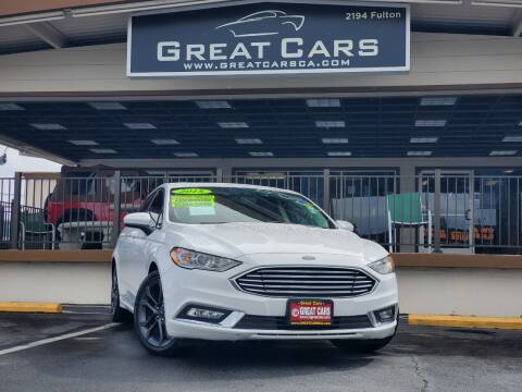 2018 Ford Fusion Hybrid for sale at Great Cars in Sacramento CA