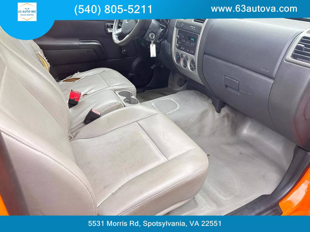 2012 Chevrolet Colorado for sale at 63 Auto Inc in Spotsylvania, VA