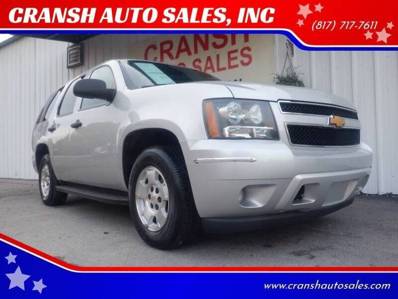 2014 Chevrolet Tahoe for sale at CRANSH AUTO SALES, INC in Arlington TX