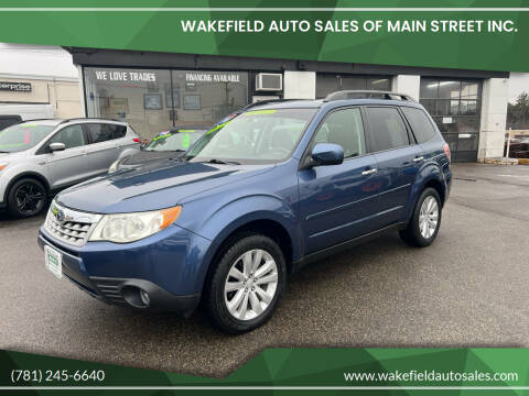 2011 Subaru Forester for sale at Wakefield Auto Sales of Main Street Inc. in Wakefield MA