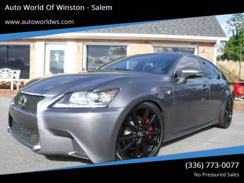 2015 Lexus GS 350 for sale at Auto World Of Winston - Salem in Winston Salem NC
