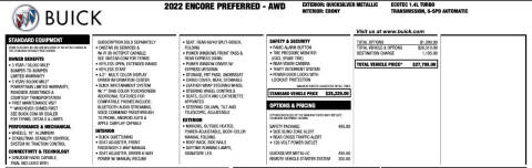 2022 Buick Encore Preferred