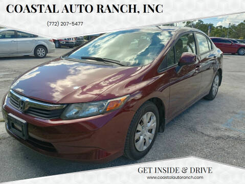 2012 Honda Civic for sale at Coastal Auto Ranch, Inc in Port Saint Lucie FL