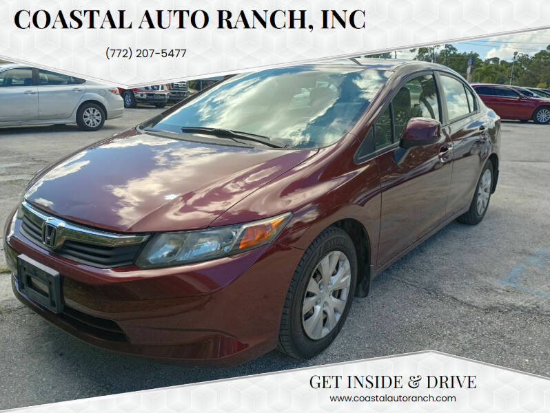 2012 Honda Civic for sale at Coastal Auto Ranch, Inc in Port Saint Lucie FL