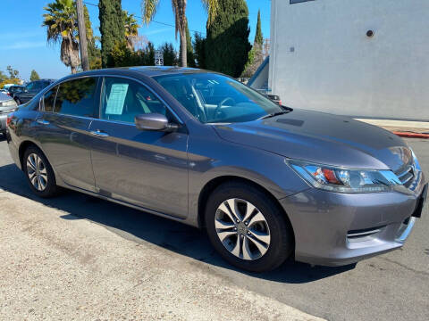 2015 Honda Accord for sale at UNIQUE AUTOMOTIVE GROUP in San Diego CA