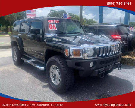 2006 HUMMER H3 for sale at AUTO PROVIDER in Fort Lauderdale FL