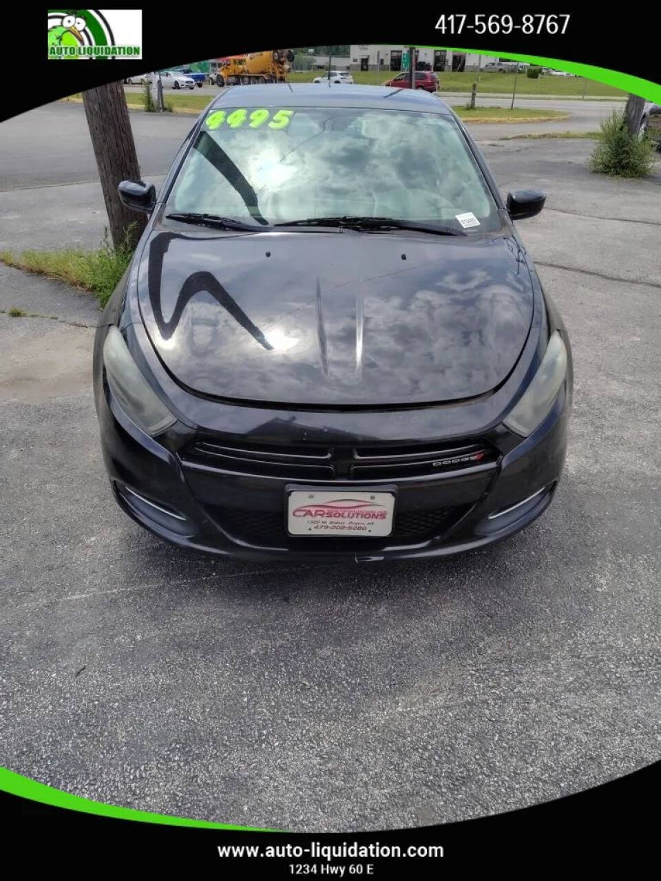 Black 2016 Dodge Dart SE SE 4dr Sedan 1